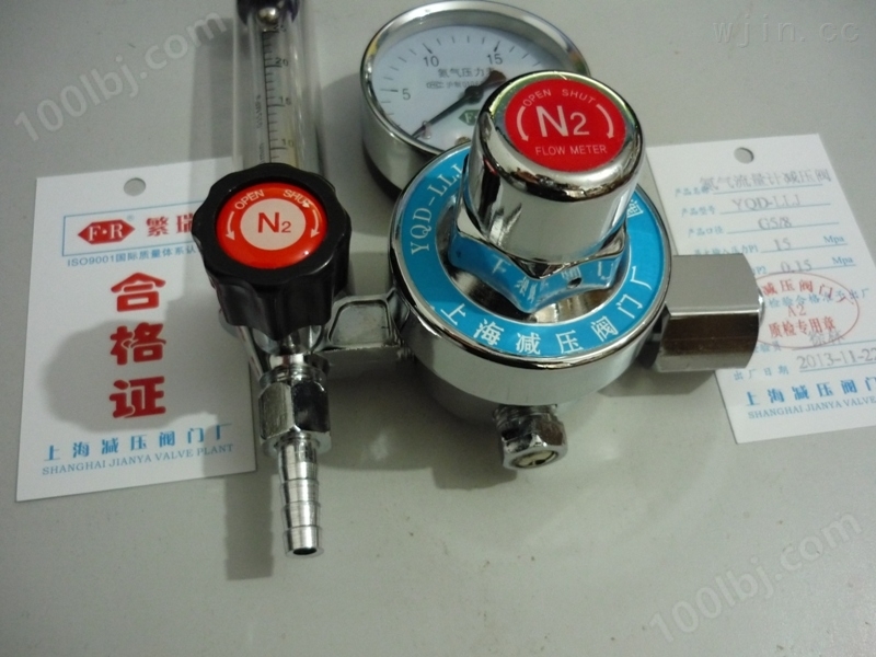 上海繁瑞氮气减压器YQD-LLJ氮气减压表YQD-LLJ氮气减压阀YQD氮气压力表*