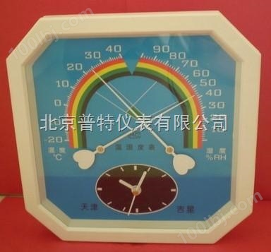 WS-A2指针式温湿度计 温湿两用的温湿度计 带时钟显示