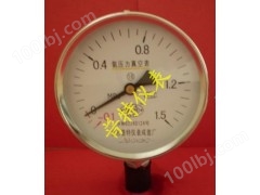 YA60-100-150氨气压力表 乙炔压力表 气体压力表