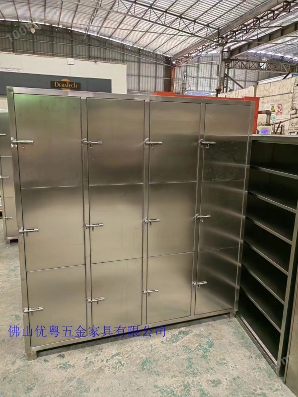 不锈钢储存柜对开门器械柜档案资料柜定制